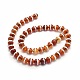 Brins de perles dzi motif rayé de style tibétain TDZI-O003-40A-2
