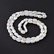 Brins de perles de verre plaquées à facettes GLAA-G092-D06-4