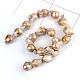 Natural Baroque Pearl Keshi Pearl Beads Strands PEAR-Q006-04A-1