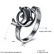 Gli anelli di barretta dell'anello di modo & dell'annata RJEW-BB24361-9-6