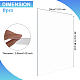 Plastikfolien für Haustiere&nbsp;LS-DIY-WH0326-16-2