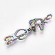 Plated Alloy Bead Cage Pendants PALLOY-S119-072-3