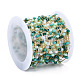 Facettierte runde Perlenketten aus Glas CHS-N003-07-2
