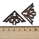Подвески из орехового дерева WOOD-A025-14-3