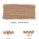 PH PandaHall 15 Yards Gimp Braid Trim 8mm Braided Jute Ribbon Fabric Trim Lace Trim Upholstery Trim for Christmas Party Home Sewing Costume Upholstery Curtain Slipcover Decoration OCOR-WH0079-21B-2