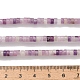 Natürliche Lepidolith / lila Glimmer Steinperlen Stränge&nbsp;G-Z110-A11-2x4mm-5