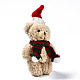 Polyester Stuffed Plush Bear Pendant Decorations FIND-S324-005B-1