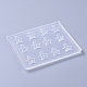 Moldes colgantes de silicona X-DIY-L026-085-2
