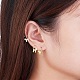 SHEGRACE 925 Sterling Silver Kitten Hook Earrings JE315C-3