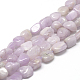 Chapelets de perles en kunzite naturelle G-R445-8x10-29-1