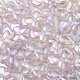 UV Plating Luminous Transparent Acrylic Beads OACR-P010-11D-3