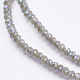 Chapelets de perles en verre électroplaqué X-GLAA-F078-FR10-3
