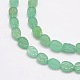 Natürlichen grünen Aventurin Perlen Stränge G-O158-04-2
