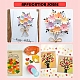 Random Single Color or Random Mixed Color Mini Plastic Craft Paper Punch Sets for Scrapbooking & Paper Crafts AJEW-L051-03-4