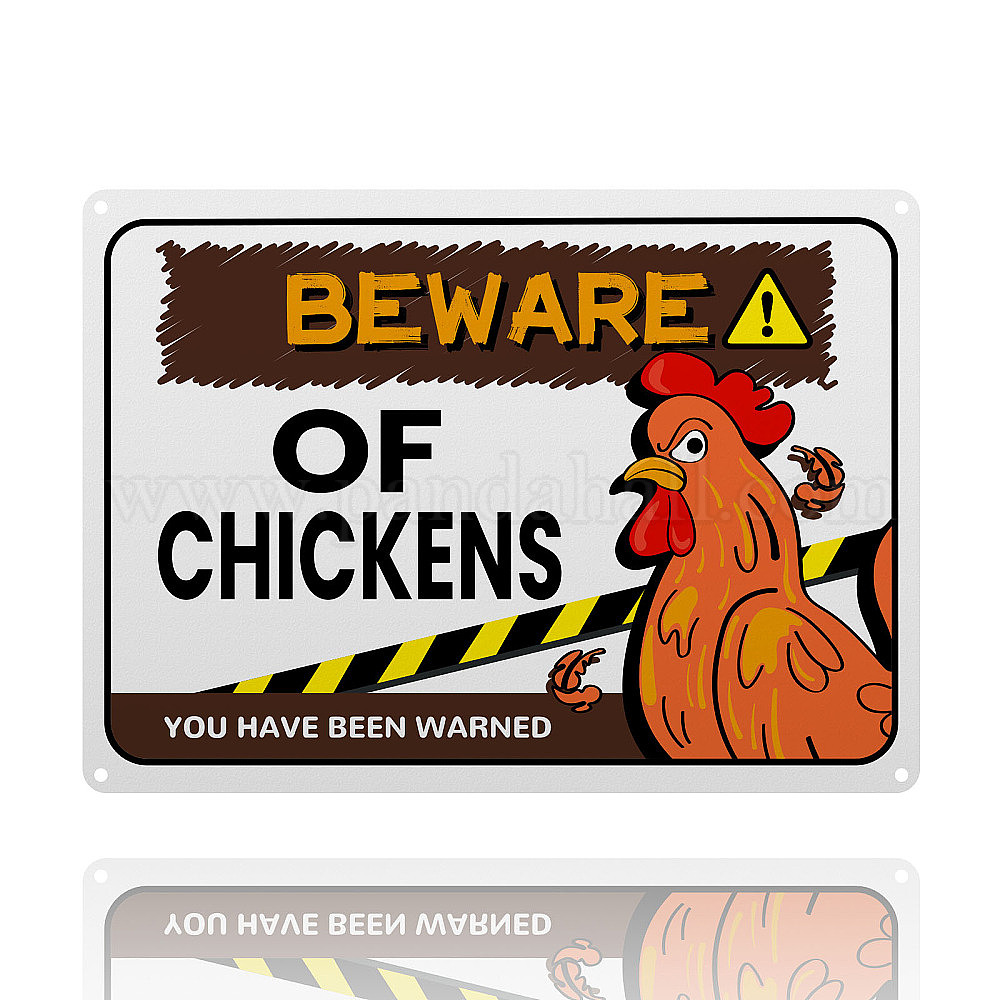 Pvc Chicken Signs Wholesale PVC Warning Sign - Pandahall.com