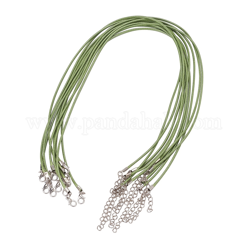 Wholesale Waxed Cord Necklace Making