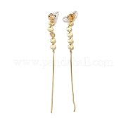 Серьги стекло болтающийся EJEW-Q781-24G