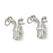 Латунные микро проложить кубического циркония подвески KK-Z120-29P