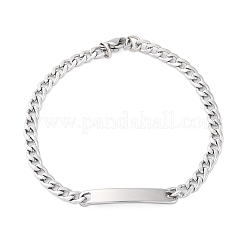 Bracelets à maillons en acier inoxydable 304&nbsp;BJEW-A032-06P