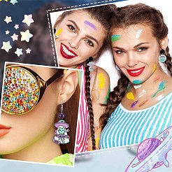 20pcs 5 pendentifs acryliques opaques de style&nbsp;SACR-SC0001-06