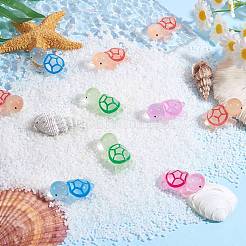 Decorazione display tartaruga in resina luminosa 48 pz 6 colori&nbsp;JX881A