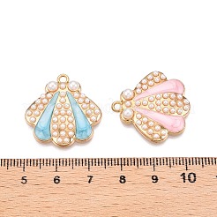 Crémaillère placage pendentifs en émail d'alliage&nbsp;ENAM-N056-367KCG