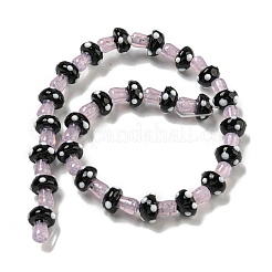 Chapelets de perles vernissées manuelles&nbsp;LAMP-N025-03M