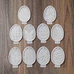 Stampi in silicone fai da te con ciondolo uovo di Pasqua 10 pz&nbsp;SIMO-C011-03