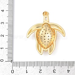 Colgante micropavé cubic zirconia de latón&nbsp;X-KK-A241-09G