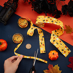3 ruban en polyester imprimé sur le thème d'Halloween&nbsp;OCOR-BC0005-42B