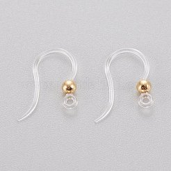 Crochets de boucle d'oreille en plastique écologiques&nbsp;X-STAS-K203-03G