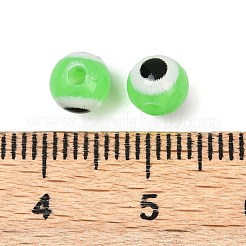 Perles acryliques opaques lumineuses et imprimées&nbsp;LACR-G050-01F