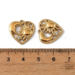 Anhänger aus 304 Edelstahl und Strassen&nbsp;FIND-T076-02G