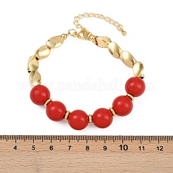 Armbänder aus Messingperlen&nbsp;BJEW-C112-09G