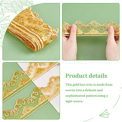 Rubans de dentelle de polyester de broderie&nbsp;OCOR-WH0060-51