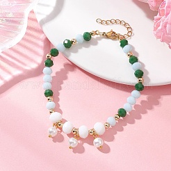Bracelets ajustables en perles de verre&nbsp;BJEW-JB13040