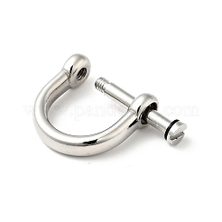 Anlaufgeschützte D-Ring-Ankerschäkelverschlüsse aus Edelstahl 304&nbsp;STAS-C056-06P