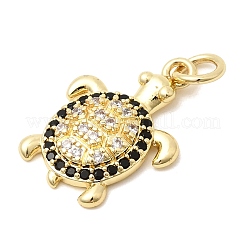 Pendentifs en zircone cubique clair en laiton&nbsp;KK-G554-08C-G