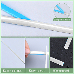 Bandas de borde de plástico pvc&nbsp;DIY-WH20082-01I