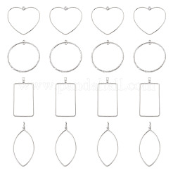 Fascini del connettore della lega di stile tibetano di 24pcs 4 stili&nbsp;TIBEP-TA0001-45