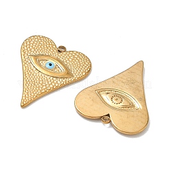 Pendentifs en acier inoxydable 304 avec émail bleu ciel clair&nbsp;SA-CBA18B1-01