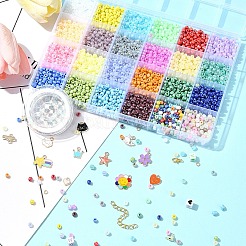 DIY-Sets zur Herstellung von Armbändern aus Glasperlen&nbsp;DIY-FS0007-18