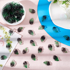 70 pièce de perles de verre peintes à la cuisson&nbsp;GLAA-PA0001-11A