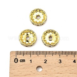 Messing Strass Zwischen perlen&nbsp;RB-A014-Z12mm-01G