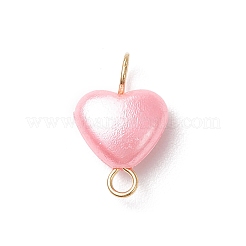 14 pz 14 stili ciondoli a forma di cuore in acrilico con perle finte&nbsp;PALLOY-JF03916