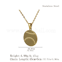 Colliers avec pendentif en forme de ballon de sport en acier inoxydable pour hommes et femmes&nbsp;LL7430-2