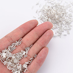 Vergoldet Glas Stiftperlen&nbsp;SEED-S046-01A-21