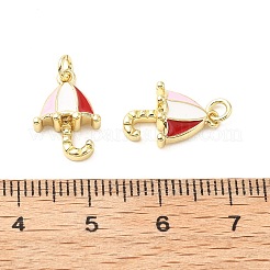 Messing Emaille Anhänger / charms&nbsp;KK-L237-006G