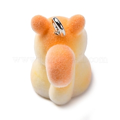 Flockige Tierharz-Anhänger&nbsp;FIND-S001-06O
