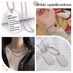 201 Edelstahl-Kugelketten-Set zur Herstellung von Armbändern und Halsketten&nbsp;DIY-SP0001-09C